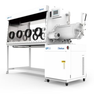 Lab2000-1800 Four Station Split Double-sided Glove Box