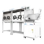 Lab2000-2400 Four Station Split Double-sided Glove Box